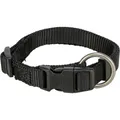 Obojok PREMIUM - čierny M-L: 35-55cm/20mm